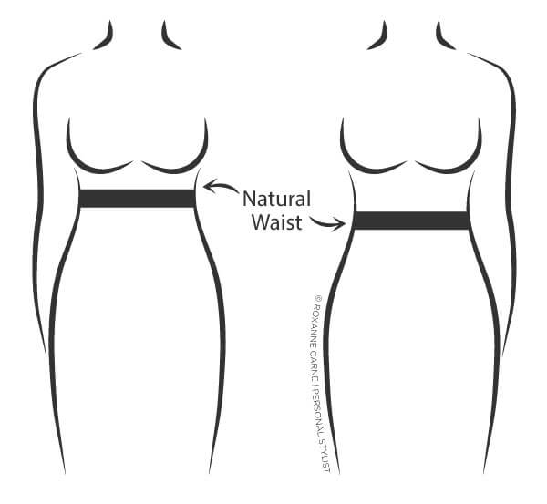 Where is my natural waist? That's a question most women don't know the answer to. Read this article to discover where your natural waist is! - Roxanne Carne | Personal Stylist