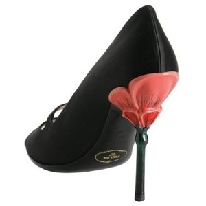 Prada Ceramic Flower Heel Shoe