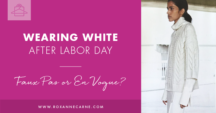Is wearing white after Labor Day still a fashion faux pas?