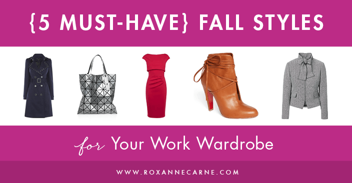 Want to know what to wear to work this fall season? Fall 2017 women's fashion trends hint strongly at bold, powerful looks for the office. Here are some of my top picks for hot workwear this fall season! ~Roxanne Carne | Personal Stylist