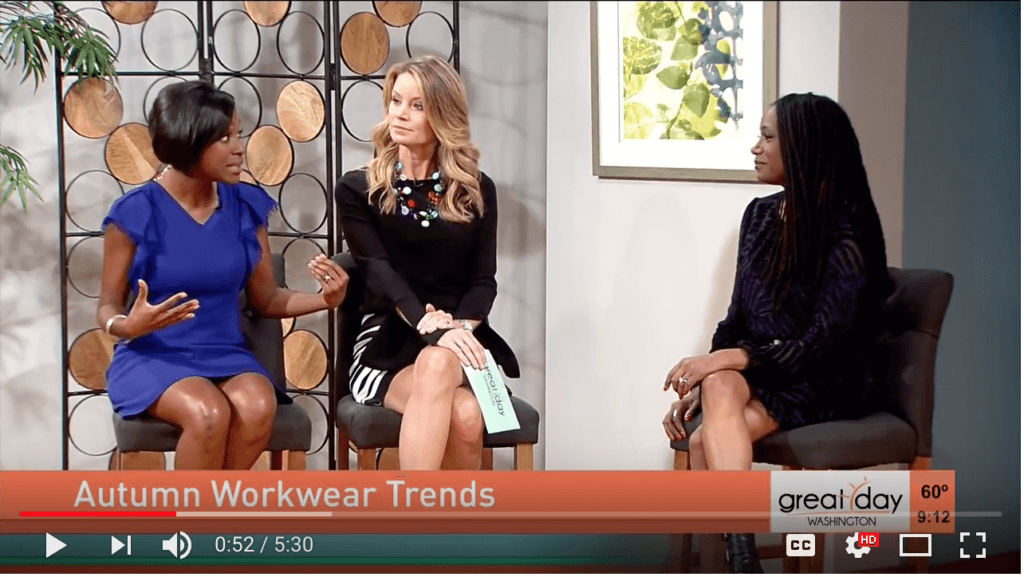 Check out Roxanne Carne, Personal Stylist on ABC7's Good Morning Washington sharing the scoop on how women can rock Fall 2017 workwear trends!
